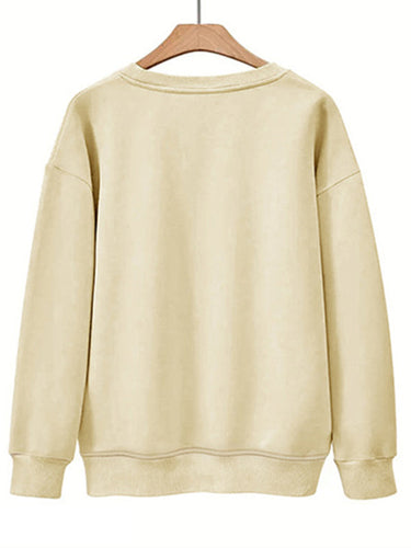Levoire | Nouveau sweat-shirt à col rond imprimé à manches longues