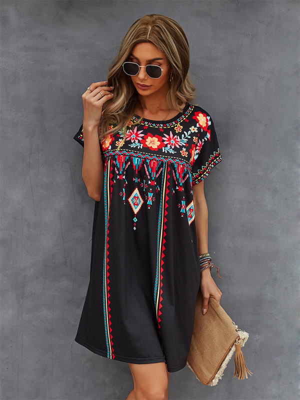 Levoire | Nouveau style de vacances décontracté robe courte