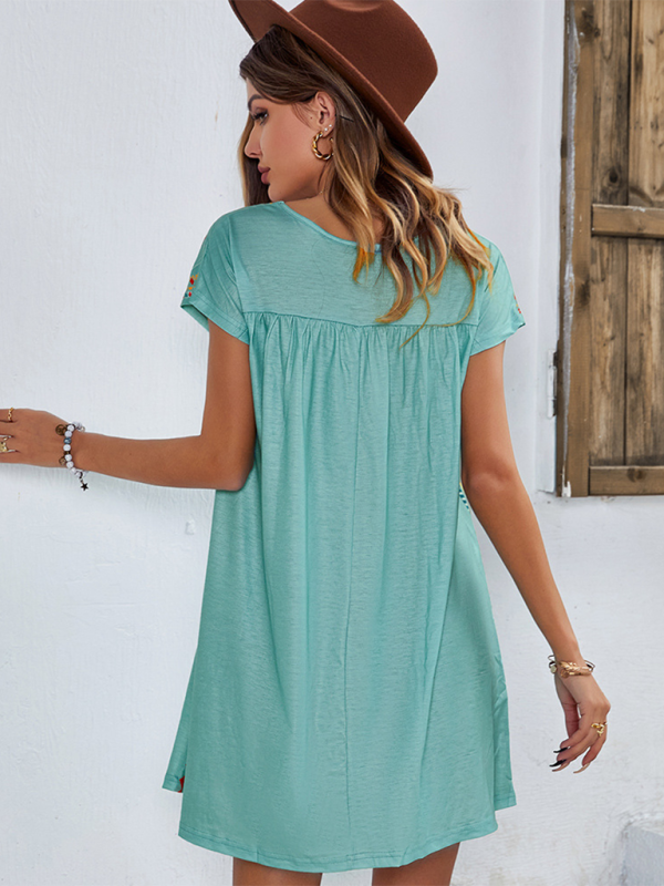 Levoire | Nouveau style de vacances décontracté robe courte