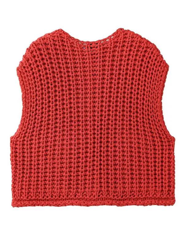 Levoire | Uusi Motek Décontracté Épais Tricoté Gilet Cardigan