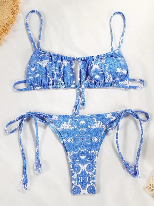 Levoire | Nouveau sexy petit frais imprimé bikini à bretelles