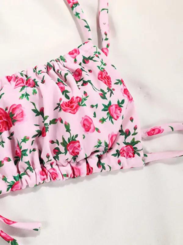 Levoire | Nouveau sexy petit frais imprimé bikini à bretelles