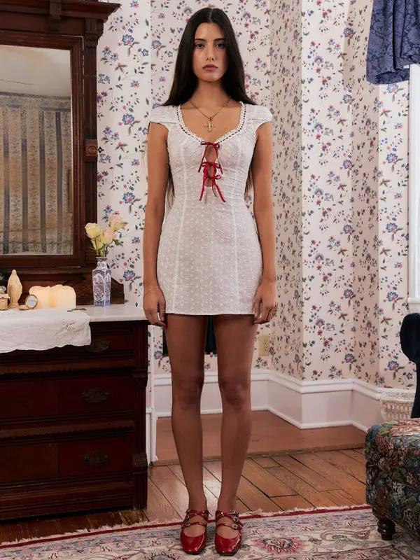 Levoire | Nouveau style ruban transparent mode sexy robe ajustée