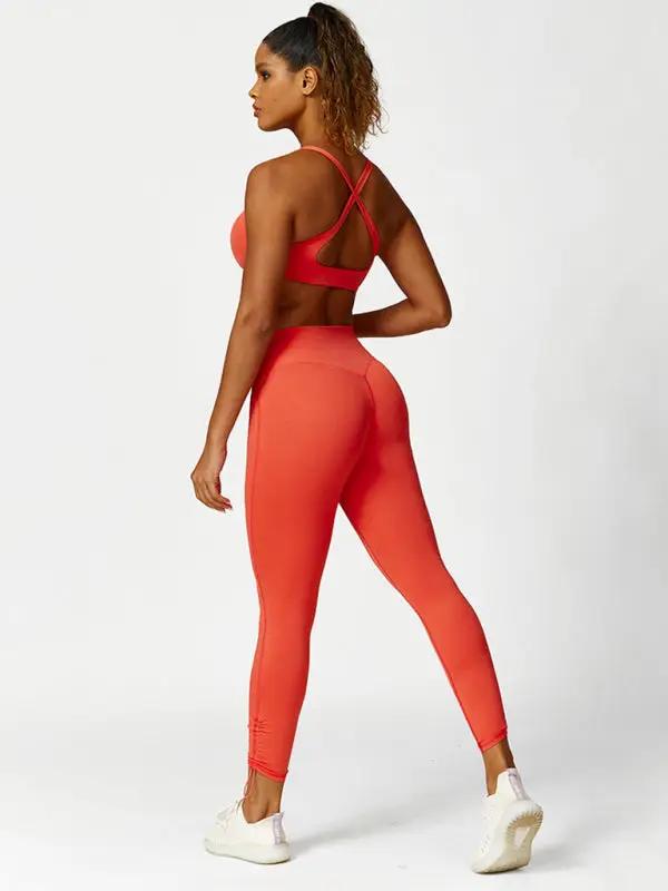 Levoire | Nouveau verrou de lacet vêtements de yoga respirants uni yoga-brassière