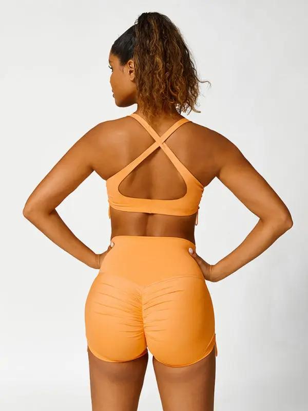Levoire | Nouveau sweat à capuche pantalon de jogging vêtements de yoga respirant uni leggings de course