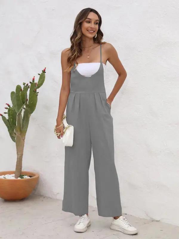 Levoire | Nouveau pantalon large décontracté en couleur unie