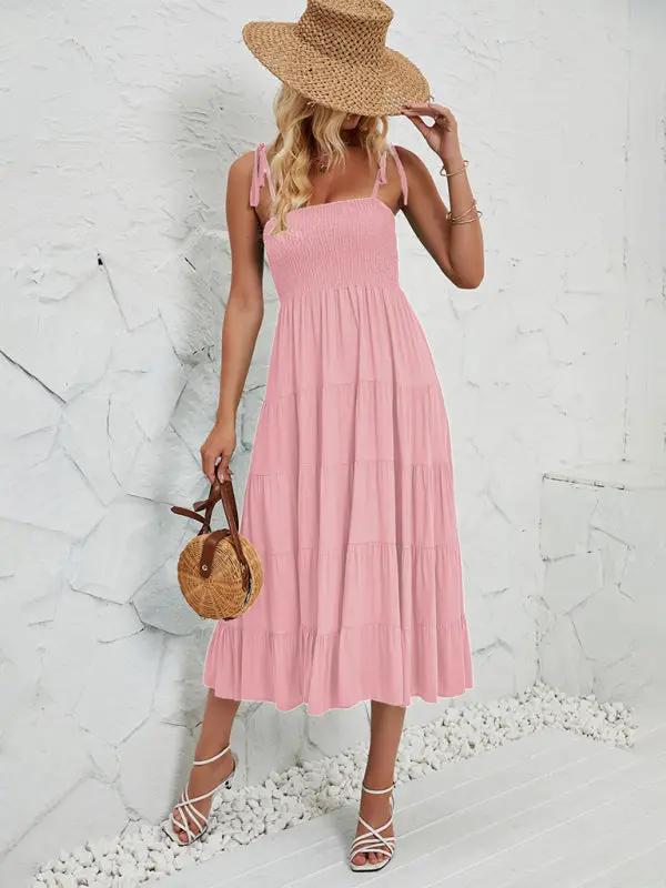 Levoire | Robe longue à bretelles fines sans manches Hottie