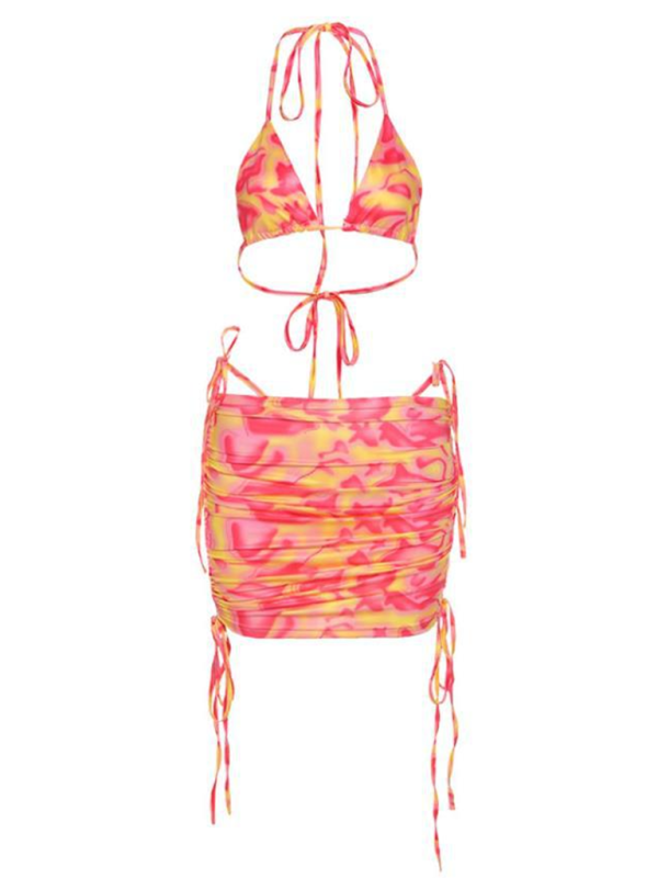 Levoire | Sexy sous-vêtement, tendance jupe couvrante, maillot de bain décontracté et ensemble de bikini