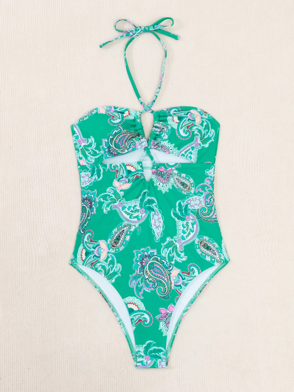 Levoire | Nouveau maillot de bain femme une pièce avec halter et cordon