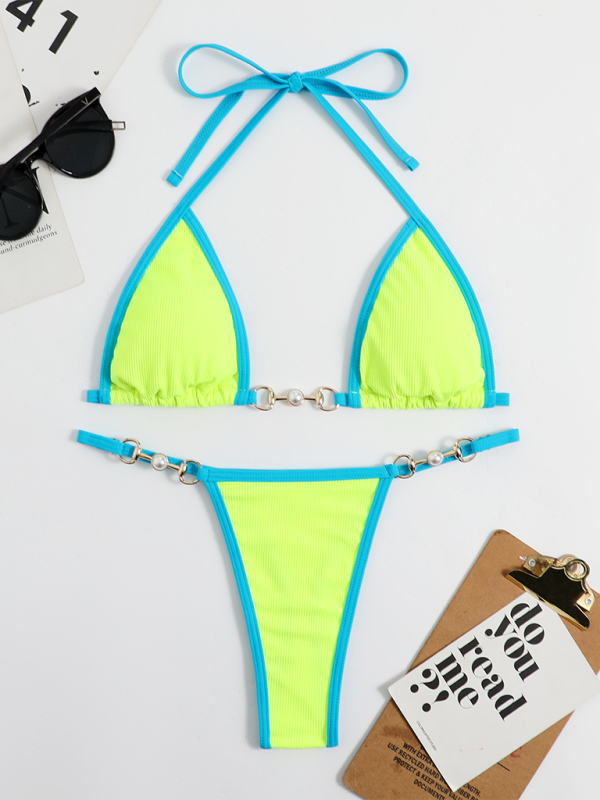 Levoire | Dame maillots de bain sexy unis couleurs bikini