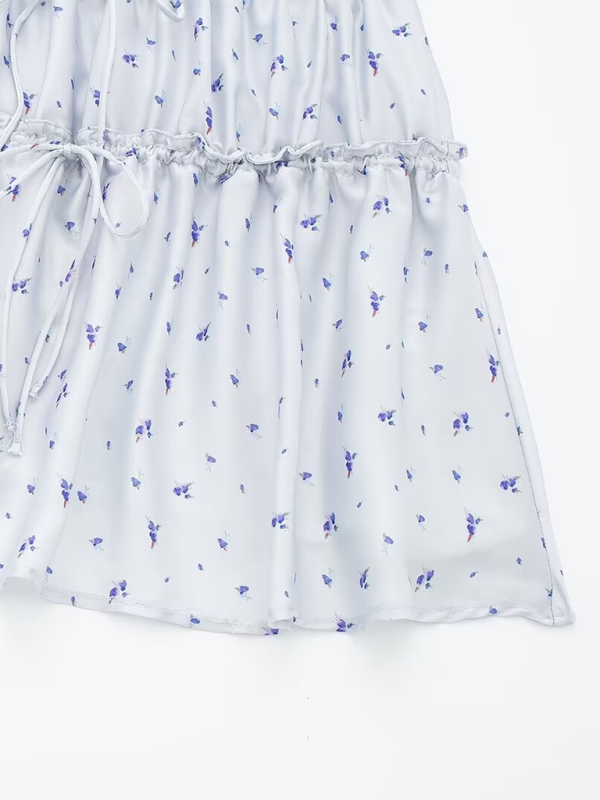 Levoire | Nouveau haut décoratif de fleurs superposées/conception de fleurs avec ourlet arrière