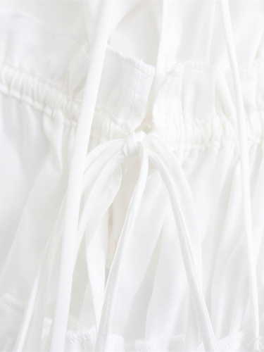 Levoire | Vêtements pour dames Top spaghetti loose décoré avec un nœud