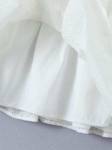 Levoire | Nouvelle robe à épaules taille carrée française sweet côte de vacances jupe en A