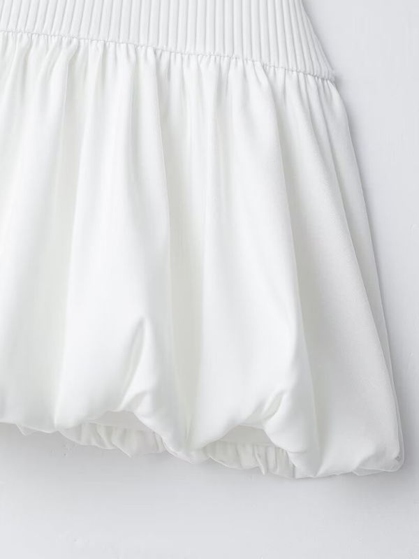 Levoire | Femmes Nouvelle Tenue de Loisirs Sans Manches Forme Bouffante Robe Côtelée