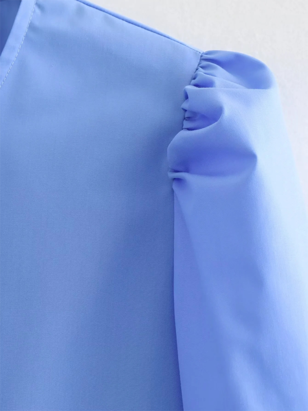 Levoire | Femme Mode de Rue Nœud Chemise à Manches Longues