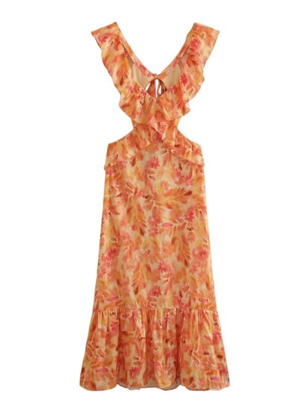 Levoire | Femmes Nouvelle couche de robe sans manches à volants