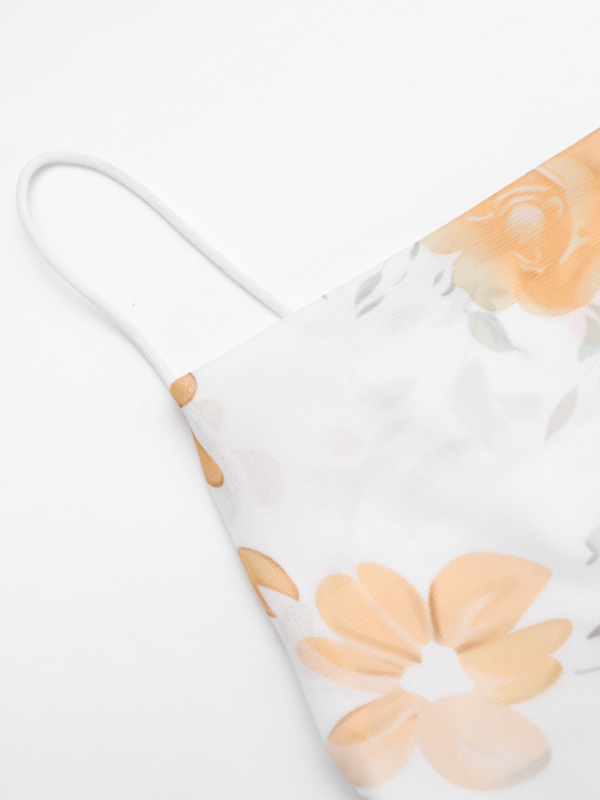 Levoire | Nouveau style élégant en mesh imprimé robe collant