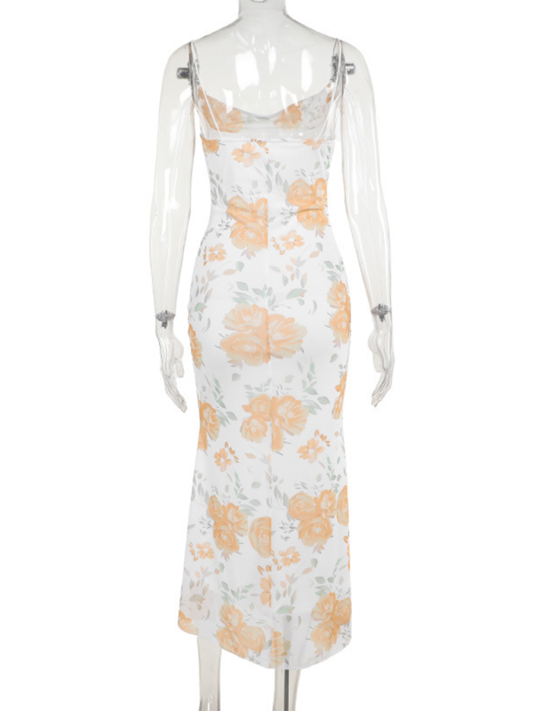 Levoire | Nouveau style élégant en mesh imprimé robe collant