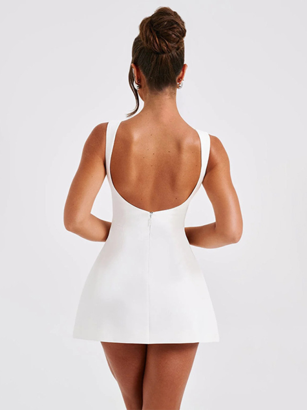 Levoire | Nouvelle Sexy Slim Dos Nu Débardeur Robe de Base