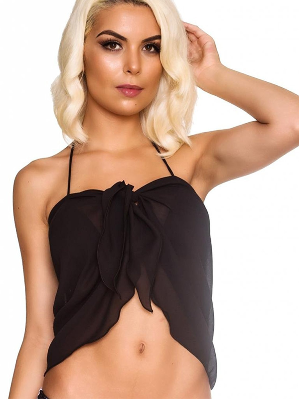 Levoire | Femme Bikini Couverture-Up Chemise Plage Emballage Robe Chiffon Jupe Tablier