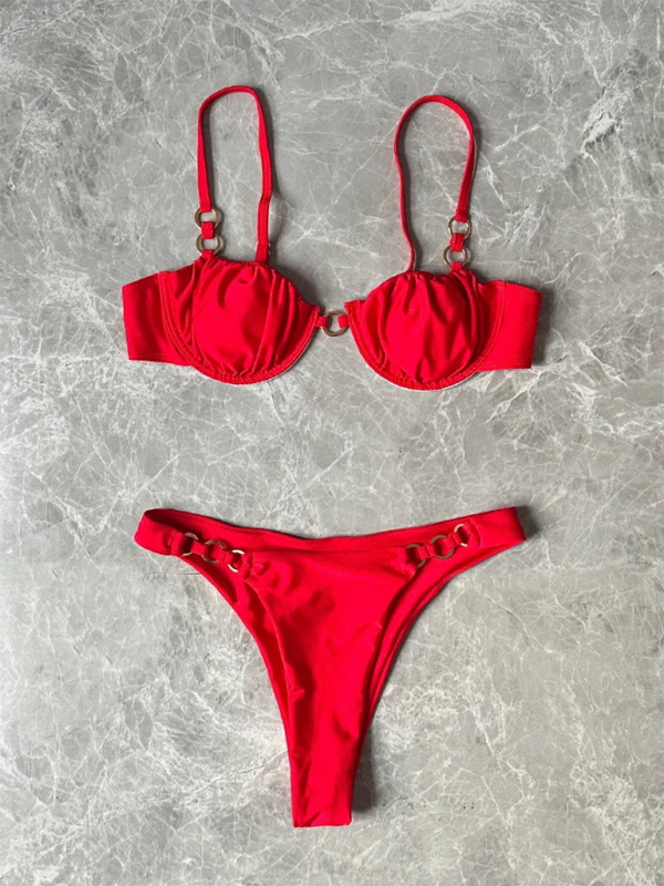 Levoire | Nouveau Maillot de Bain Femme Taille Basse Sexy Uni Ensemble