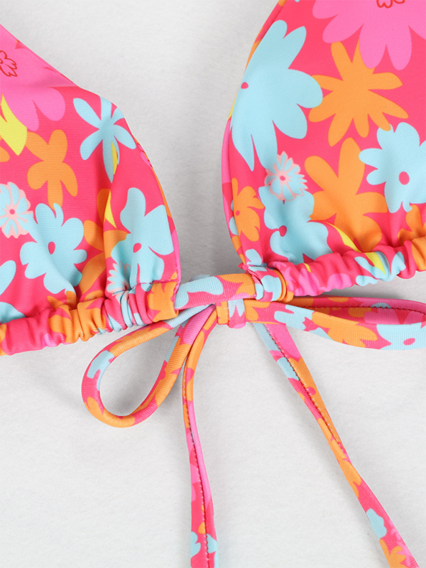Levoire | Nouveau maillot de bain deux pièces quatre pièces sexy dos nu bikini imprimé