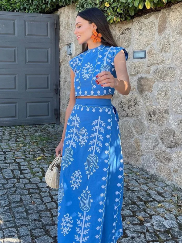 Levoire | Nouvelle tendance mode marquée style de vacances robe deux pièces
