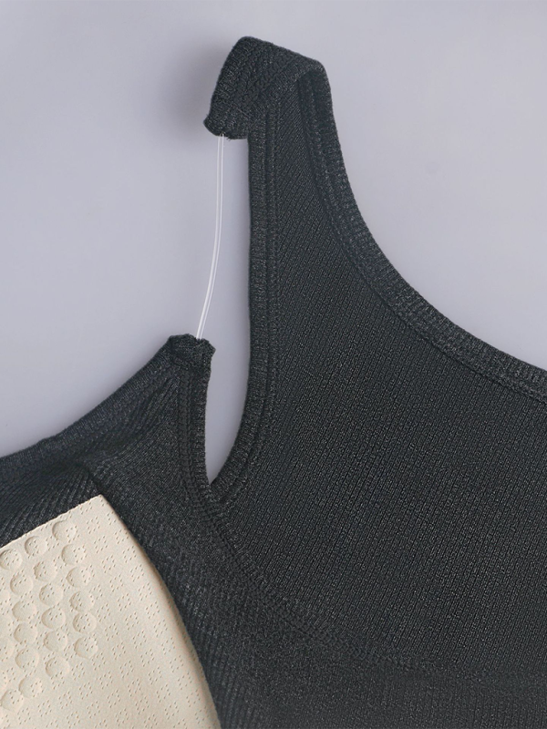 Levoire | Femme-Camisole avec haut côtelé rembourré
