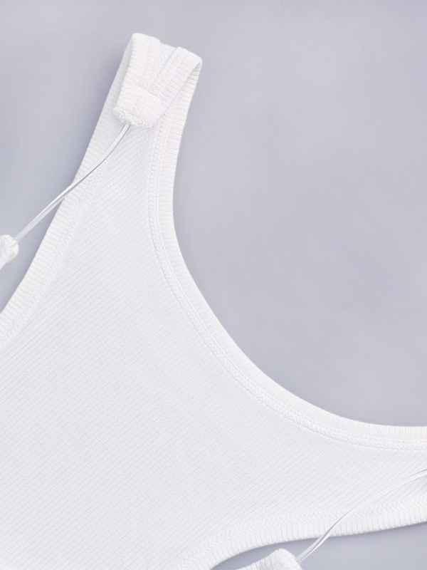 Levoire | Femme-Camisole avec haut côtelé rembourré