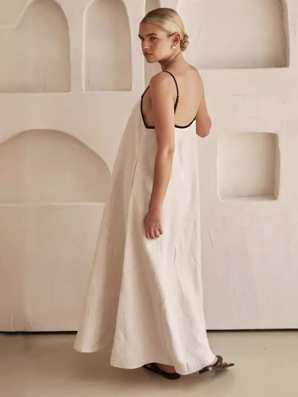 Levoire | Mode femme Tablier lin avec poches