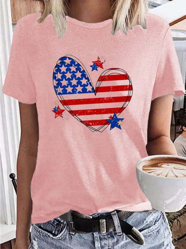 Levoire | Nouveau T-shirt femme amour Jour de l'Indépendance