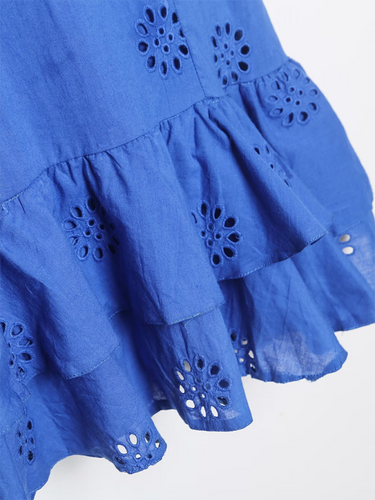 Levoire | Femme Robe Courte À Volants Décorée Haut De Soutien-gorge