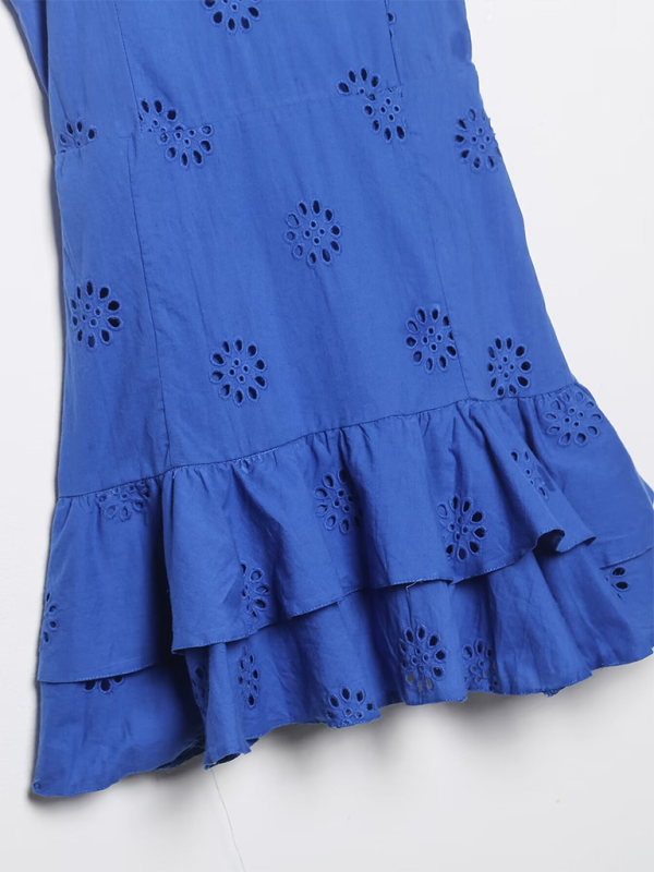 Levoire | Femme Robe Courte À Volants Décorée Haut De Soutien-gorge
