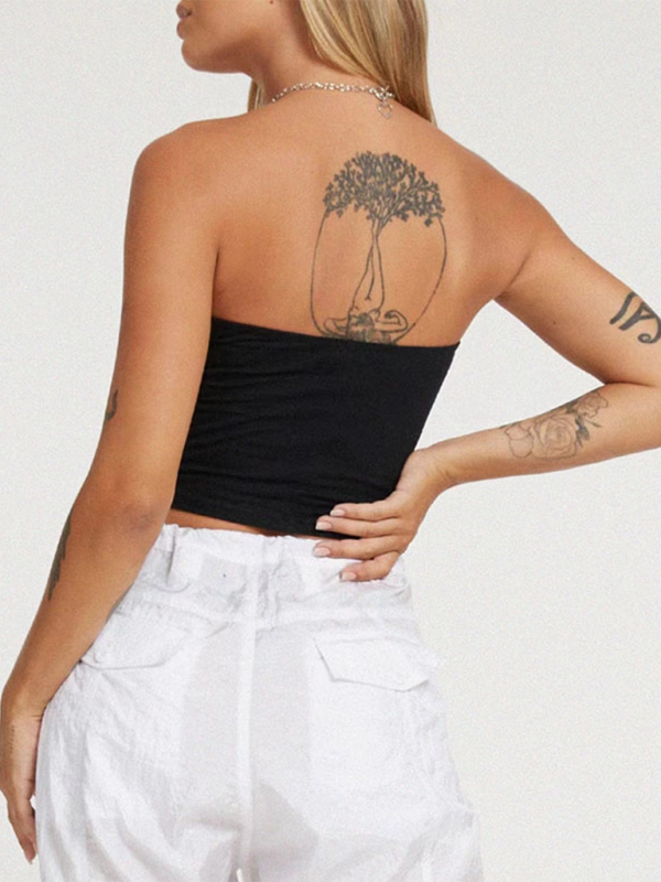 Levoire | Femmes Personnalité Rue Design Floral sexy Découpe Taille Haut