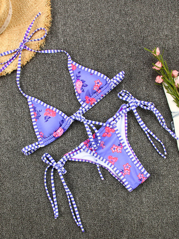 Levoire | Nouveau maillot de bain sexy à imprimé en couleur contrastée