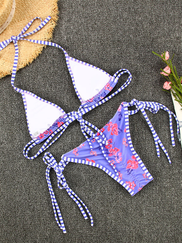 Levoire | Nouveau maillot de bain sexy à imprimé en couleur contrastée