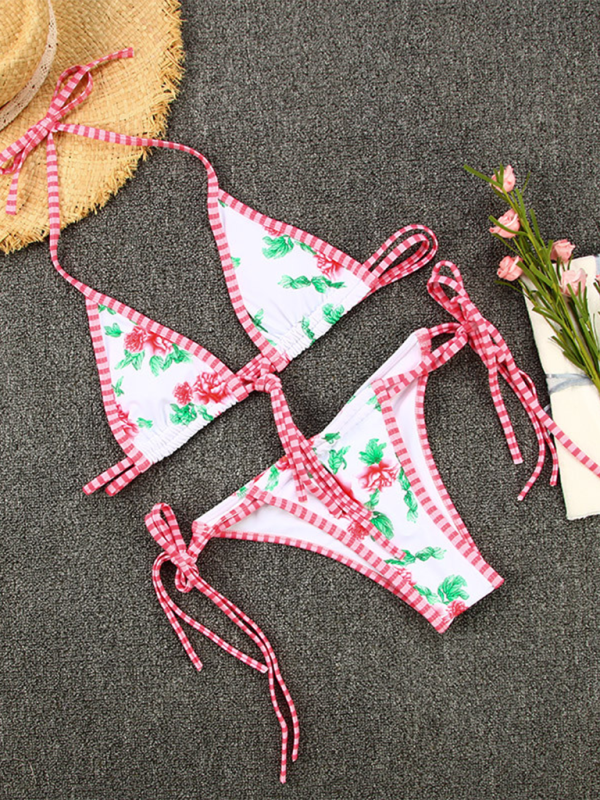 Levoire | Nouveau maillot de bain sexy à imprimé en couleur contrastée