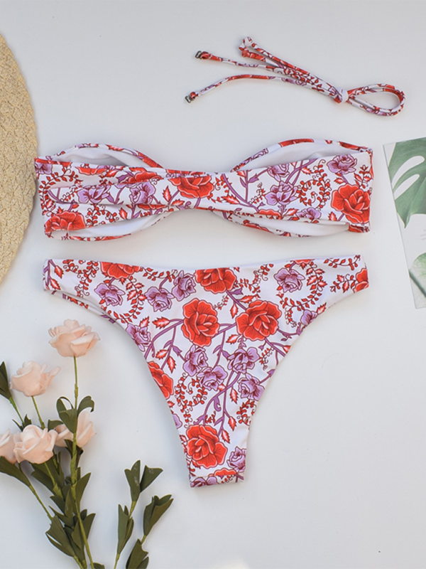 Levoire | Nouvelle combinaison de bain fendue et sexy à fleurs pour femmes