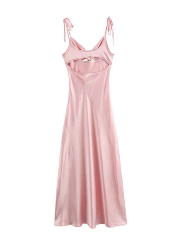 Levoire | Nouveau design hult texture satin robe de bas