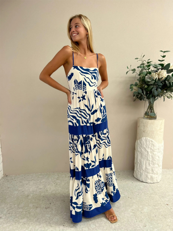 Levoire | Tempéramentale et décontractée robe à encolure asymétrique avec couture nette à l'épaule
