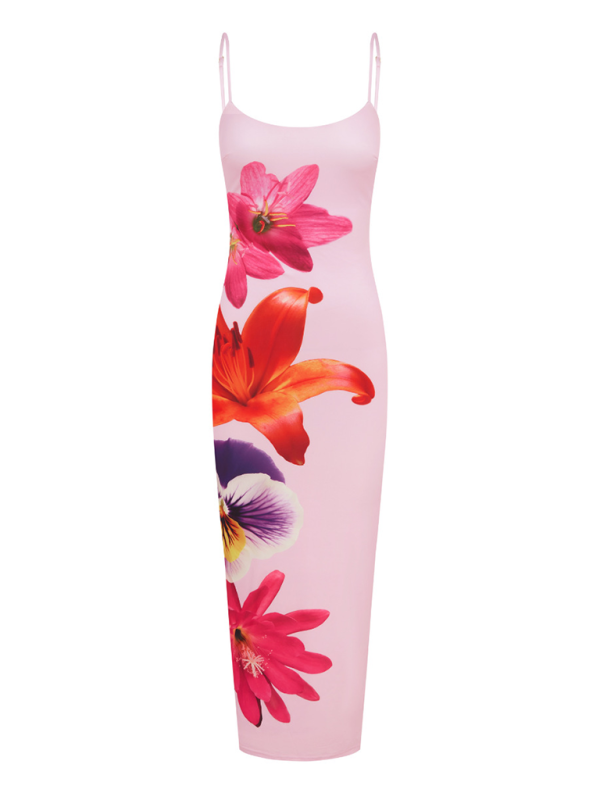 Levoire | Uusi Motetrend Impression Plusieurs couleurs Tempérament Sling Style de rue Robe à taille
