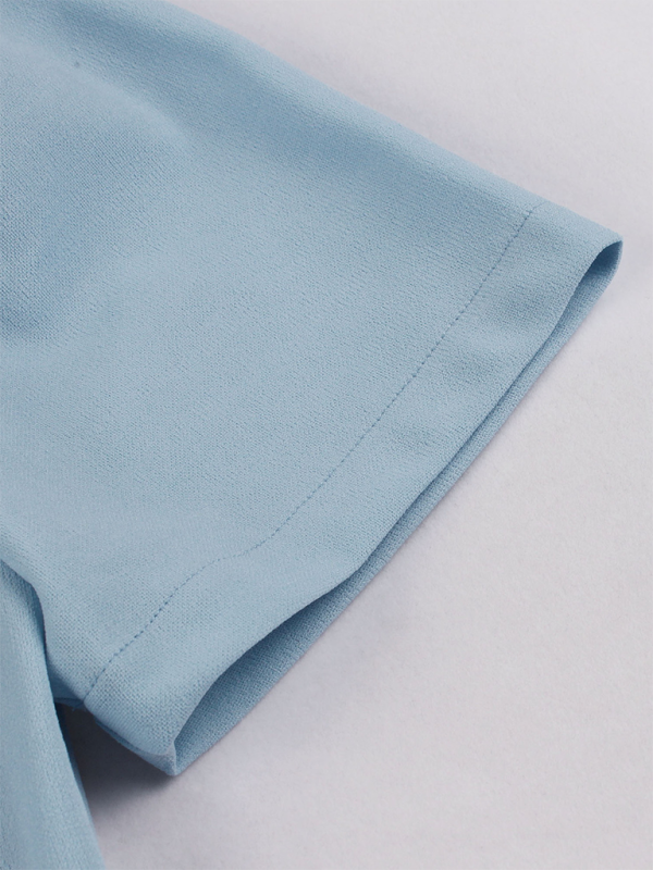 Levoire | Robe en chiffon unie avec ceinture pour femmes