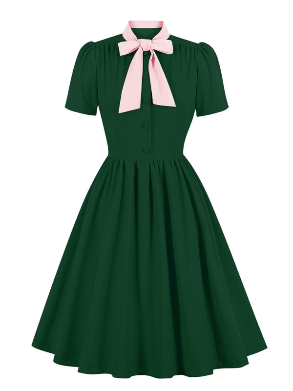 Levoire | Robe en chiffon unie avec ceinture pour femmes Muster2
