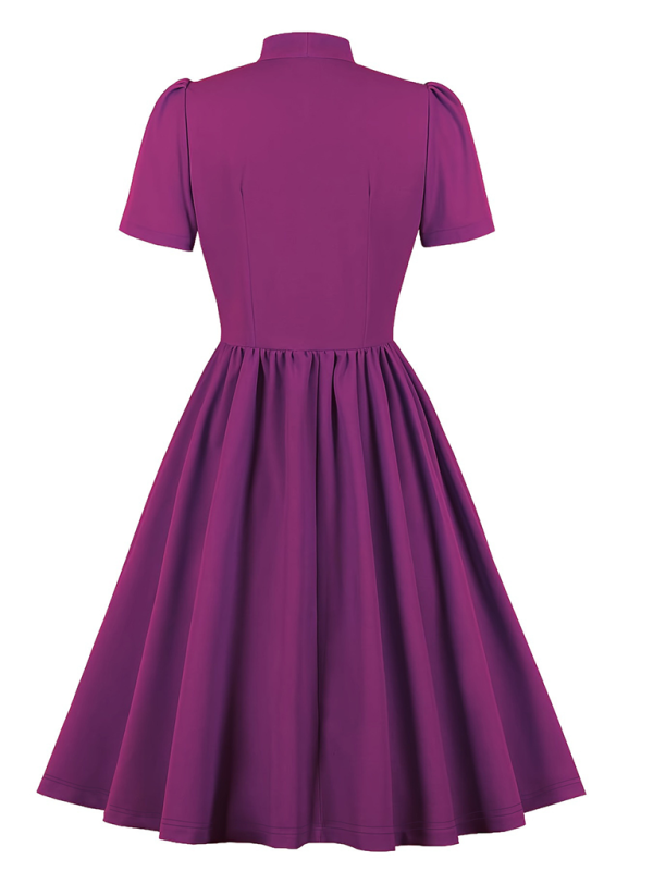 Levoire | Robe en chiffon unie avec ceinture pour femmes