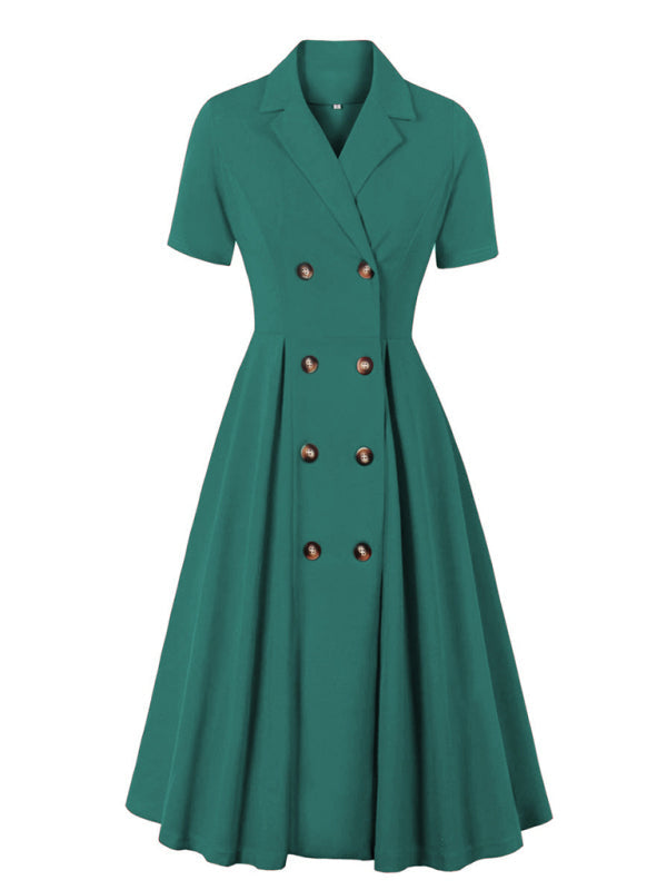 Levoire | Femmes nouvelle robe de soirée unie Vert