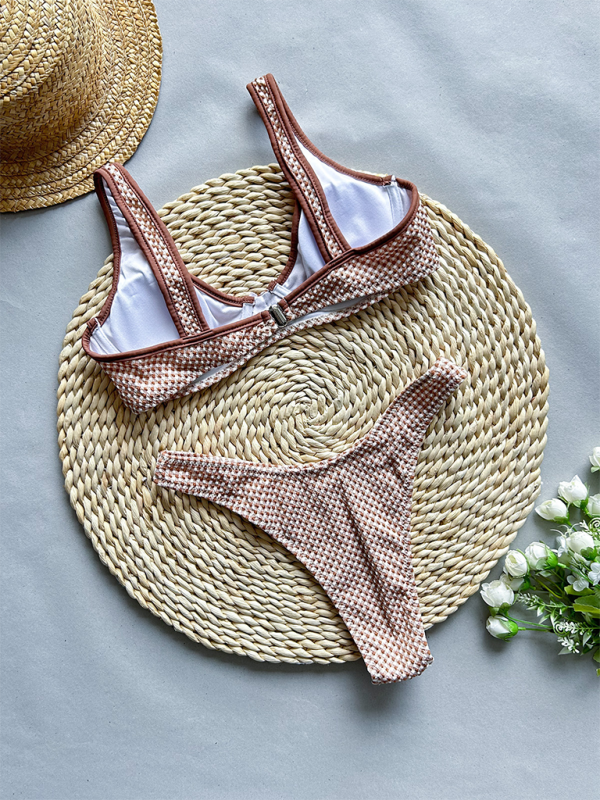 Levoire | Bikini pour femmes à rayures sexy deux pièces