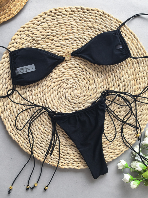 Levoire | Vêtements pour femmes Sexy Maillot de bain deux pièces avec lacets