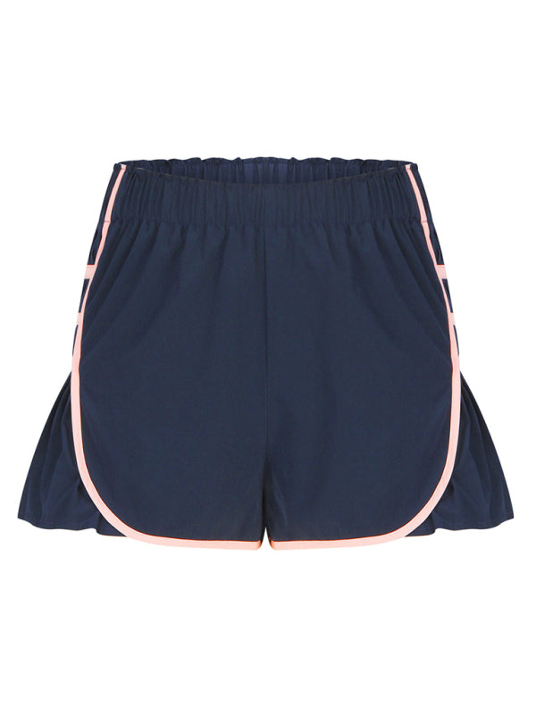 Levoire | Femmes nouveau style sport rapidement séchage shorts plissés