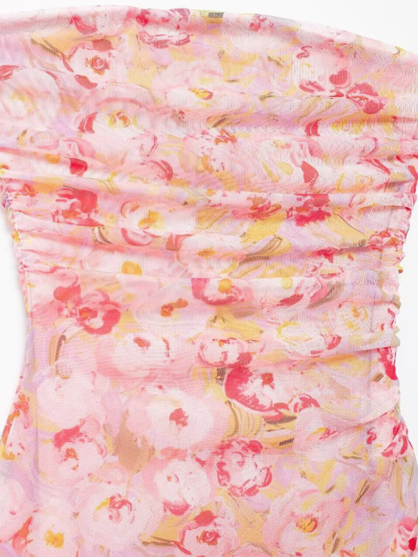 Levoire | Pour femmes Robe de bal en tulle à motif floral bandeau