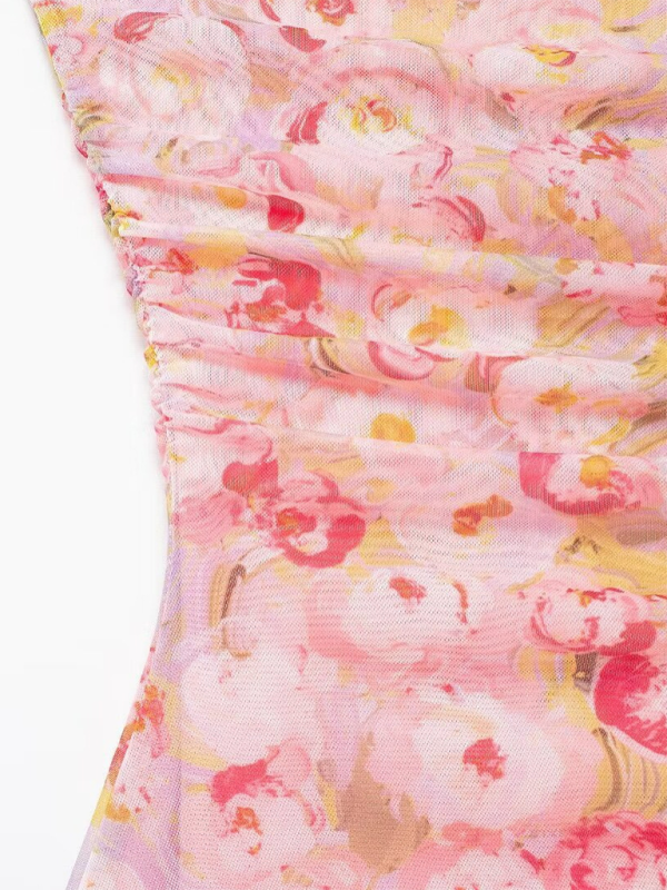 Levoire | Pour femmes Robe de bal en tulle à motif floral bandeau